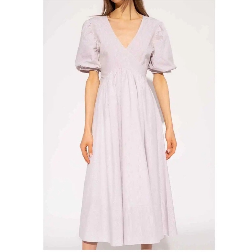 NWT Bridgette Herskind Lola midi striped dress 36/small